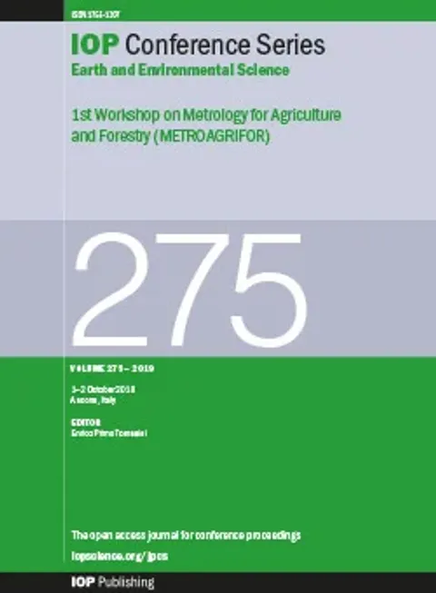 Journal cover for IOP Conference Series: Earth and Environmental Science