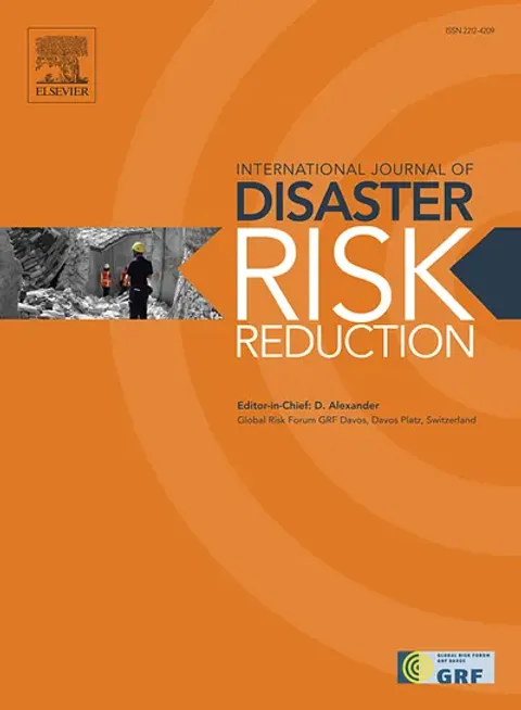Journal cover for International Journal of Disaster Risk Reduction