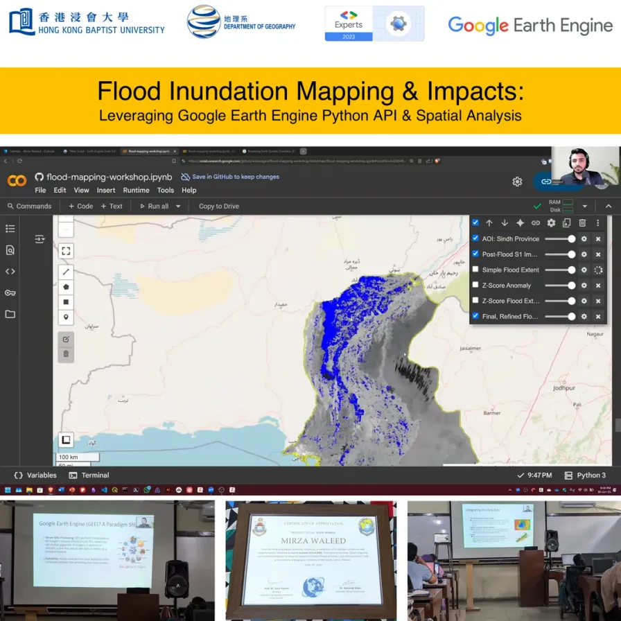 Satellite imagery analysis of Pakistan 2022 floods using Google Earth Engine